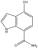 Molecular Structure of 1211594-40-9 (4-hydroxy-1H-indole-7-carboxamide)